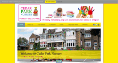 Desktop Screenshot of cedarparknursery.co.uk